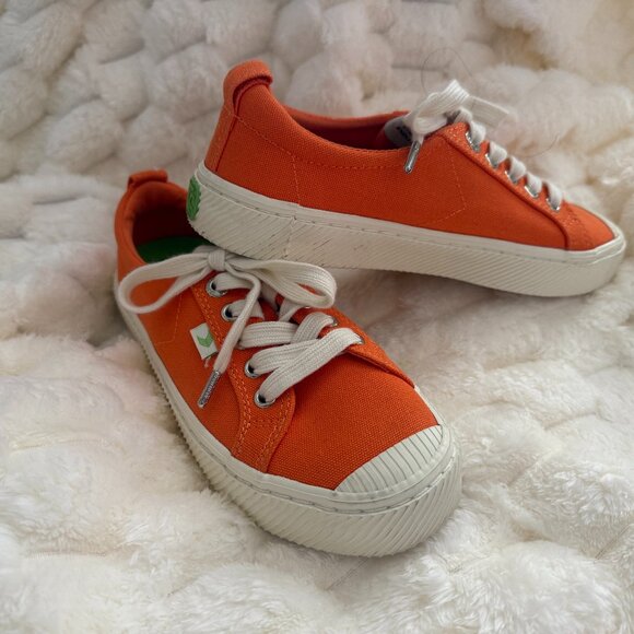 Cariuma Shoes - Cariuma Orange Canvas Sneakers Size 6
